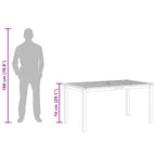 Garden Table 150x90x74 cm Solid Acacia Wood