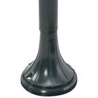Garden Post Light E27 120 cm Aluminium Dark Green