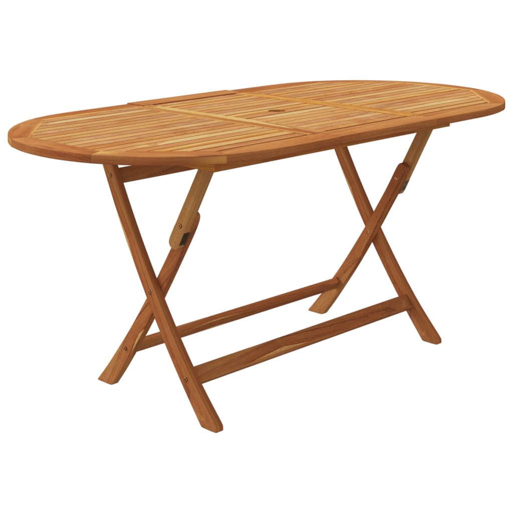 7 Piece Folding Outdoor Dining Set Solid Acacia Wood