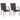 Stackable Outdoor Chairs 2 pcs Poly Rattan Brown