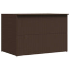Garden Storage Box Brown 150x100x100 cm Poly Rattan