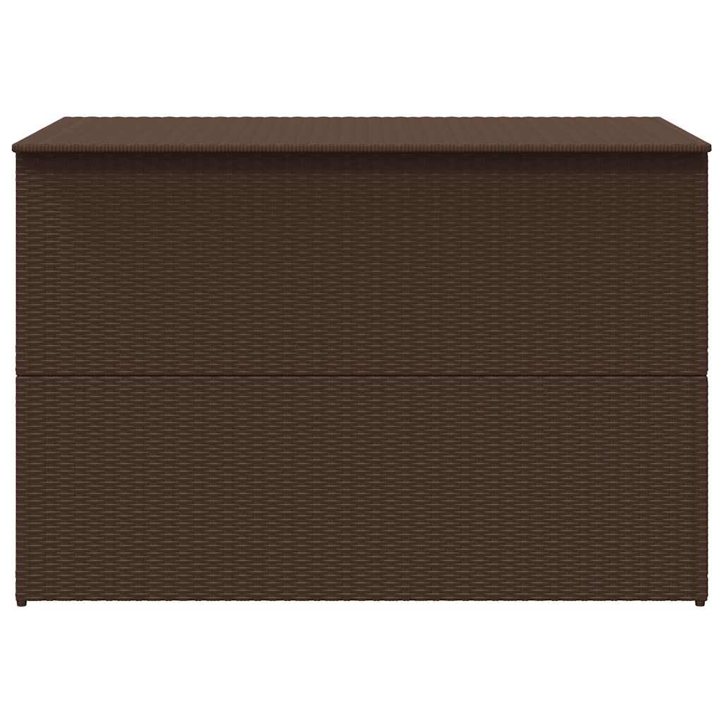 Garden Storage Box Brown 150x100x100 cm Poly Rattan