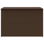 Garden Storage Box Brown 150x100x100 cm Poly Rattan