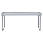 4 Piece Garden Lounge Set Fabric & Steel Cream