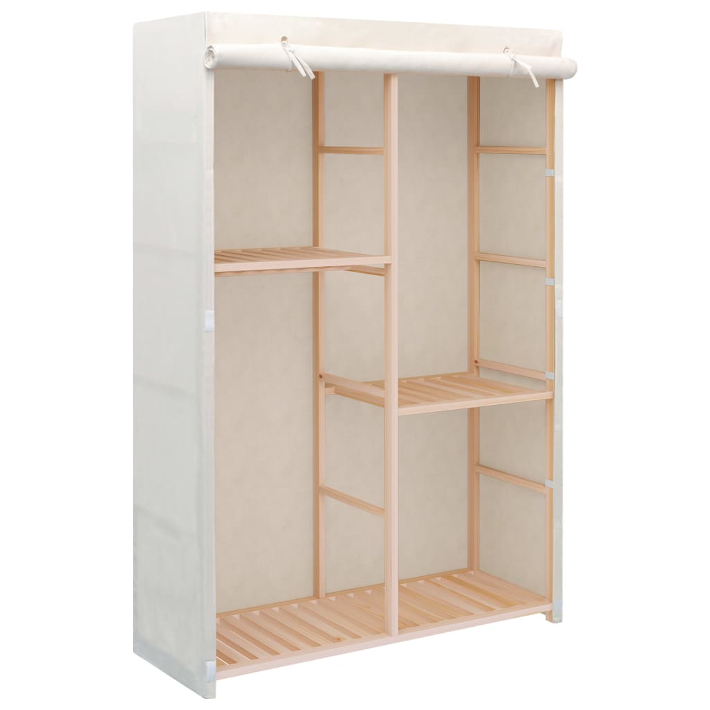3-Tier Wardrobe 110X40X170 Cm Fabric