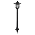 Outdoor Solar Lamps 3 pcs LED Black