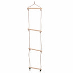 Swing Seat with Rope Ladder and Climbing Stones Blue PE