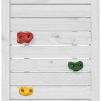 Swing Seat with Rope Ladder and Climbing Stones Blue PE