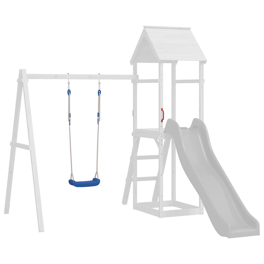 Swing Seats with Ropes 2 pcs Blue 37x15 cm Polyethene