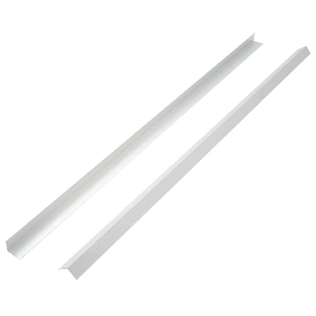 5 pcs Decking Angle Trims Aluminium 170 cm Silver