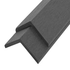5 pcs Decking Angle Trims WPC 170 cm Grey