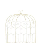 Garden Bench 95 cm Iron Antique White