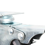 Swivel Casters With Double Brakes 4 Pcs 50 Mm
