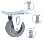 Fixed Casters 4 Pcs 75 Mm