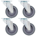 Swivel Casters 4 Pcs 75 Mm