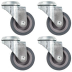 Bolt Hole Swivel Casters 4 Pcs 50 Mm