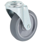 Bolt Hole Swivel Casters 4 Pcs 100 Mm