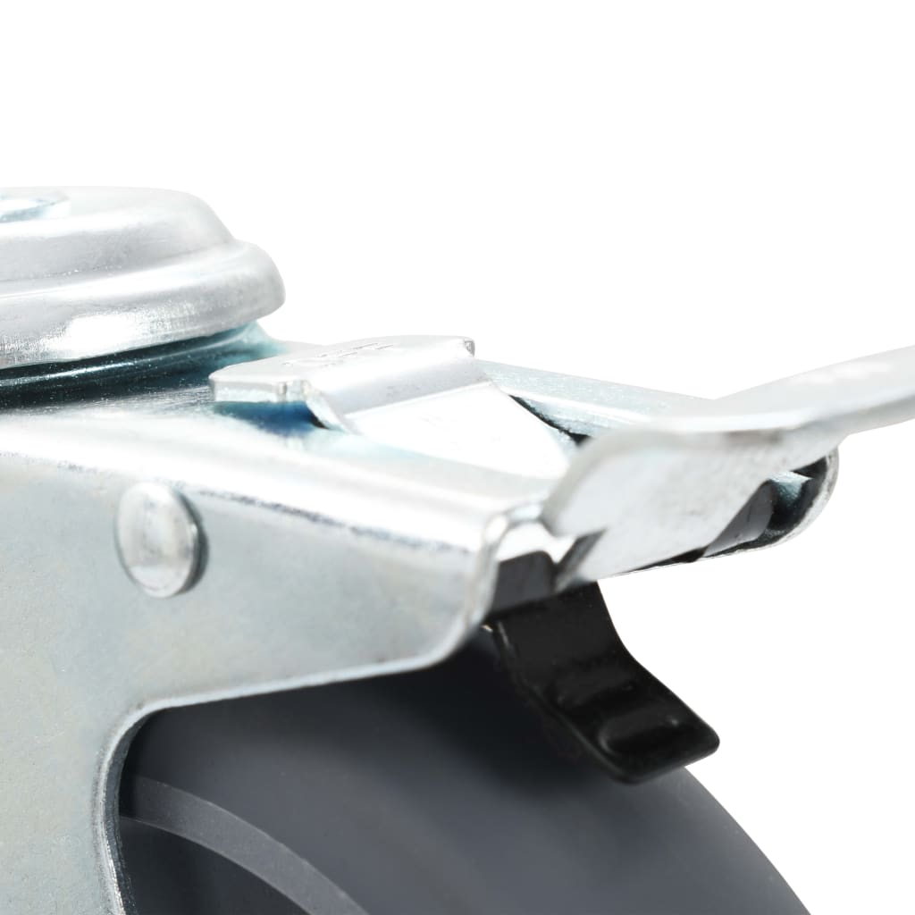 Bolt Hole Swivel Casters 4 Pcs 125 Mm