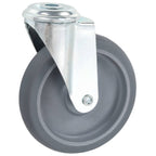 Bolt Hole Swivel Casters 4 Pcs 125 Mm