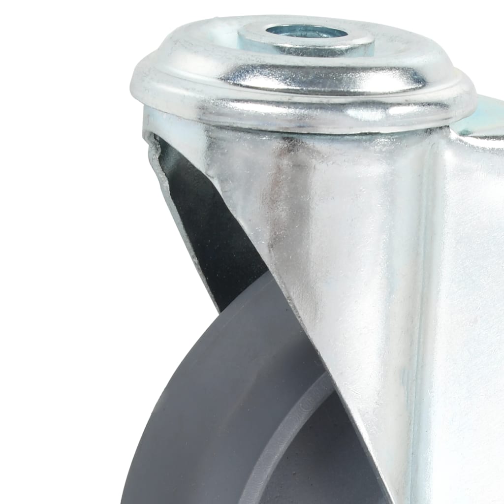 Bolt Hole Swivel Casters 4 Pcs 125 Mm