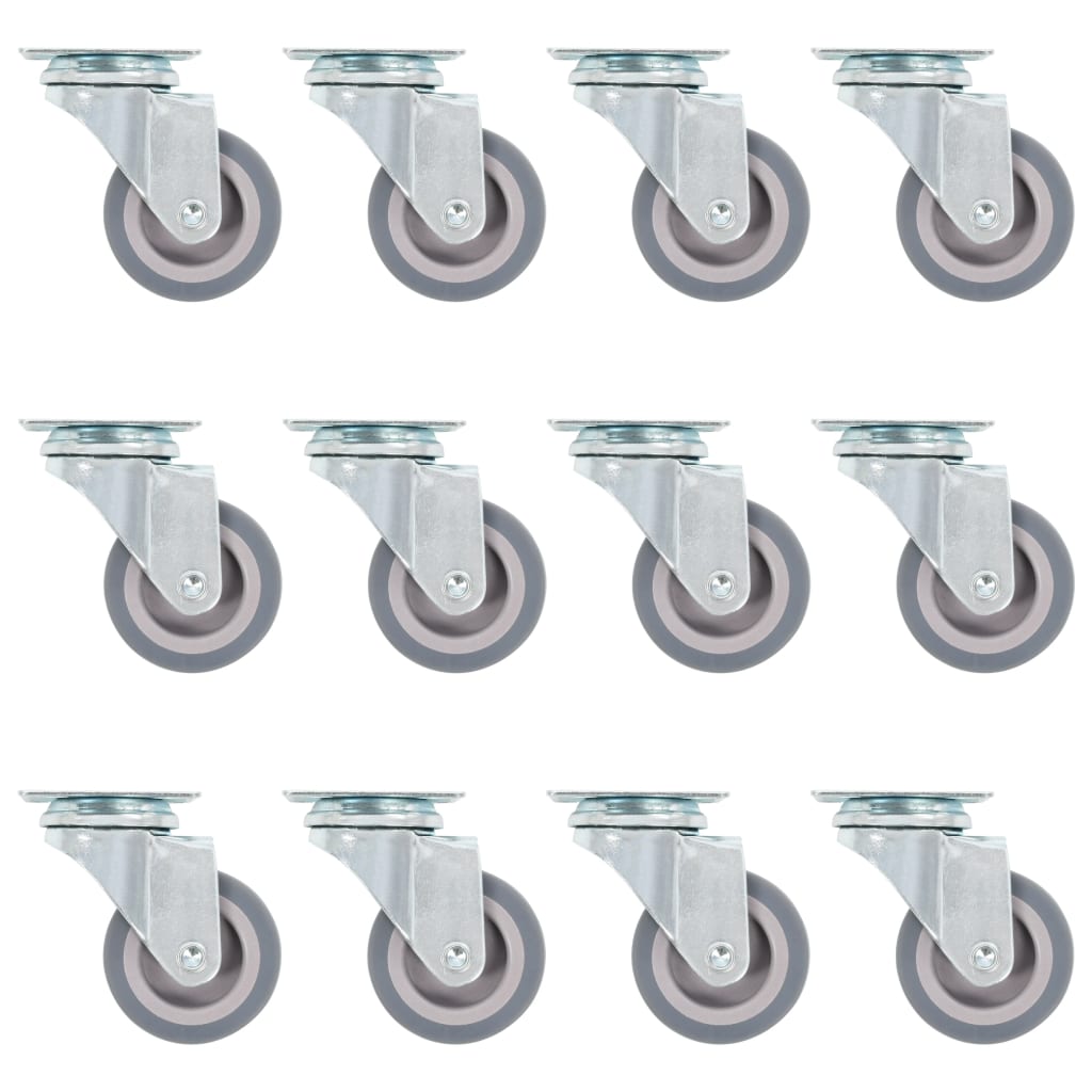 Swivel Casters 12 Pcs 50 Mm