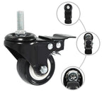 Swivel Casters With Brakes 4 Pcs 50 Mm