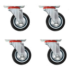 Swivel Casters 4 Pcs 75 Mm