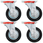32 Pcs Swivel Casters 100 Mm