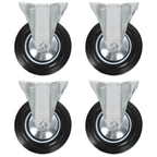 Fixed Casters 4 Pcs 160 Mm