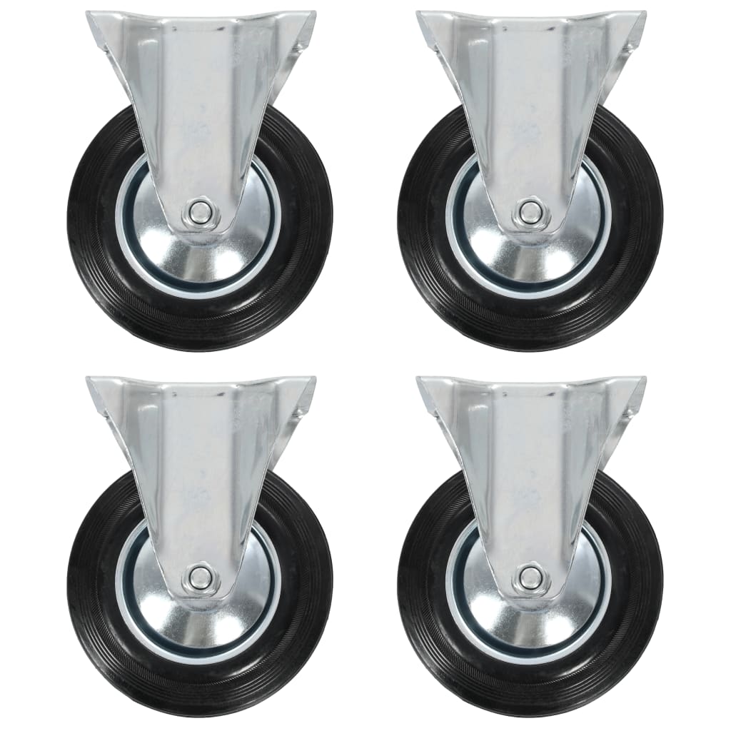 Fixed Casters 4 Pcs 160 Mm
