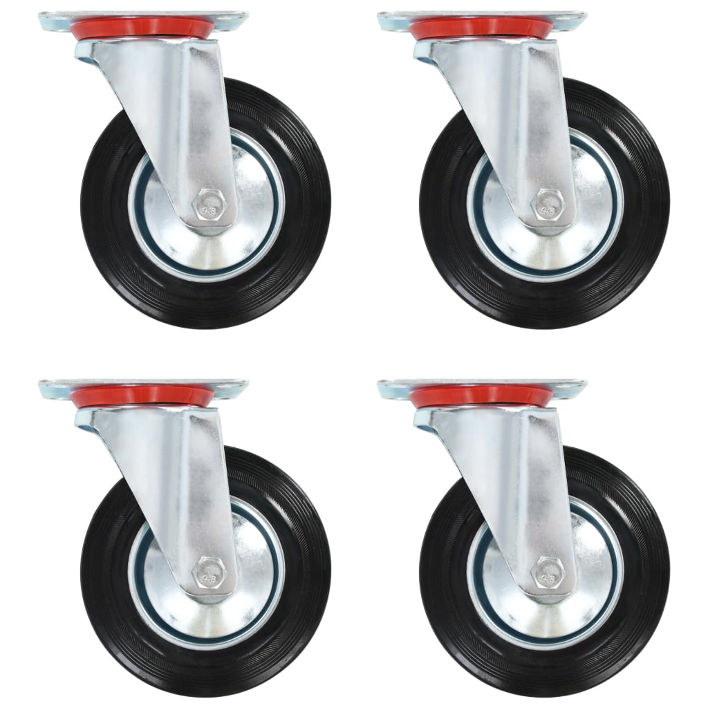 24 Pcs Swivel Casters 160 Mm