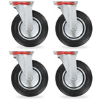12 Pcs Swivel Casters 200 Mm
