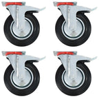 24 Pcs Swivel Casters 200 Mm