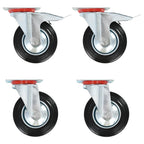 12 Pcs Swivel Casters 160 Mm
