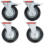 Swivel Casters 4 Pcs 200 Mm
