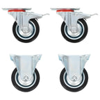 Casters 4 Pcs 75 Mm