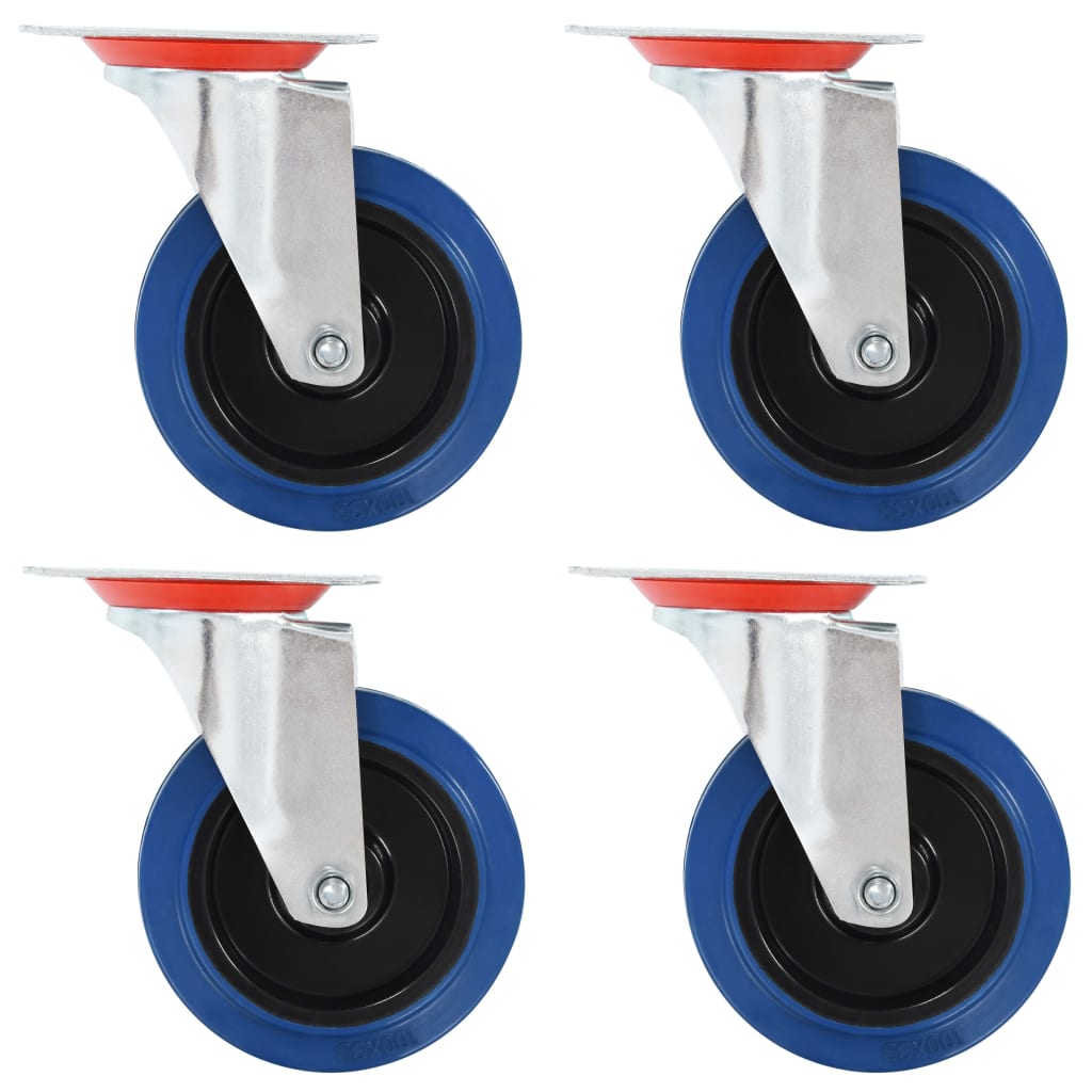 Swivel Casters 4 Pcs 100 Mm