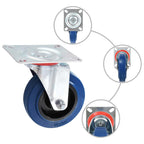 Swivel Casters 4 Pcs 100 Mm