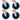 Swivel Casters 4 Pcs 125 Mm