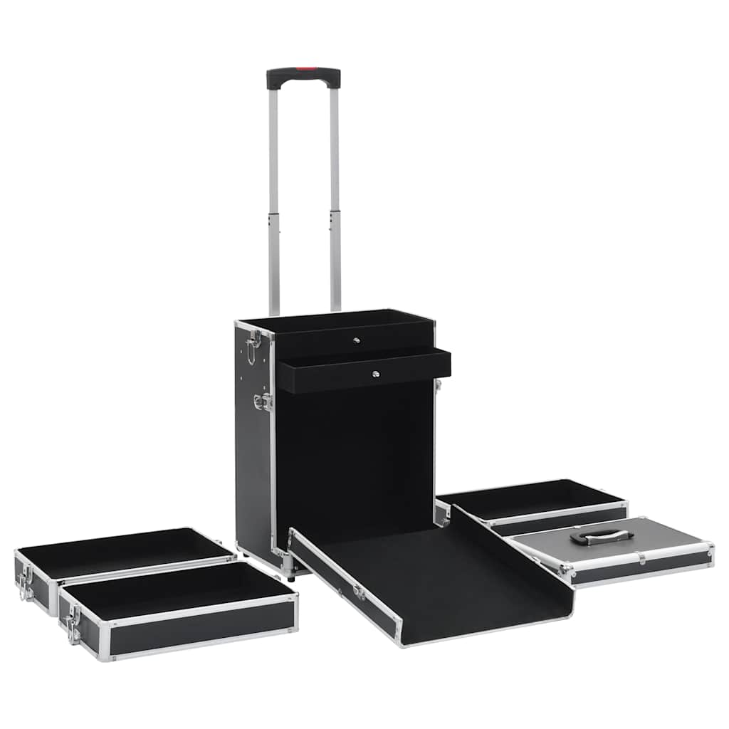 Make-up Trolley Aluminium Black