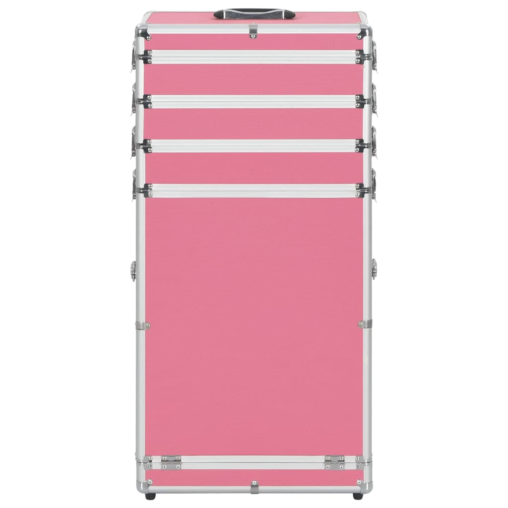 Make-up Trolley Aluminium Pink