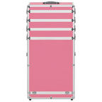 Make-up Trolley Aluminium Pink