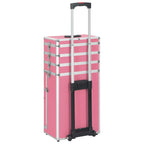Make-up Trolley Aluminium Pink