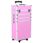 Make-up Trolley Aluminium Pink