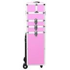 Make-up Trolley Aluminium Pink