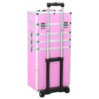 Make-up Trolley Aluminium Pink