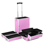 Make-up Trolley Aluminium Pink