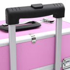 Make-up Trolley Aluminium Pink
