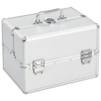 Make-up Case 22x30x21 cm Silver Aluminium