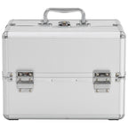 Make-up Case 22x30x21 cm Silver Aluminium